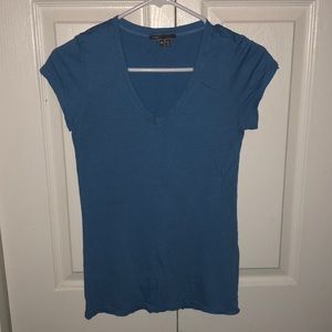 Vince blue tee shirt.